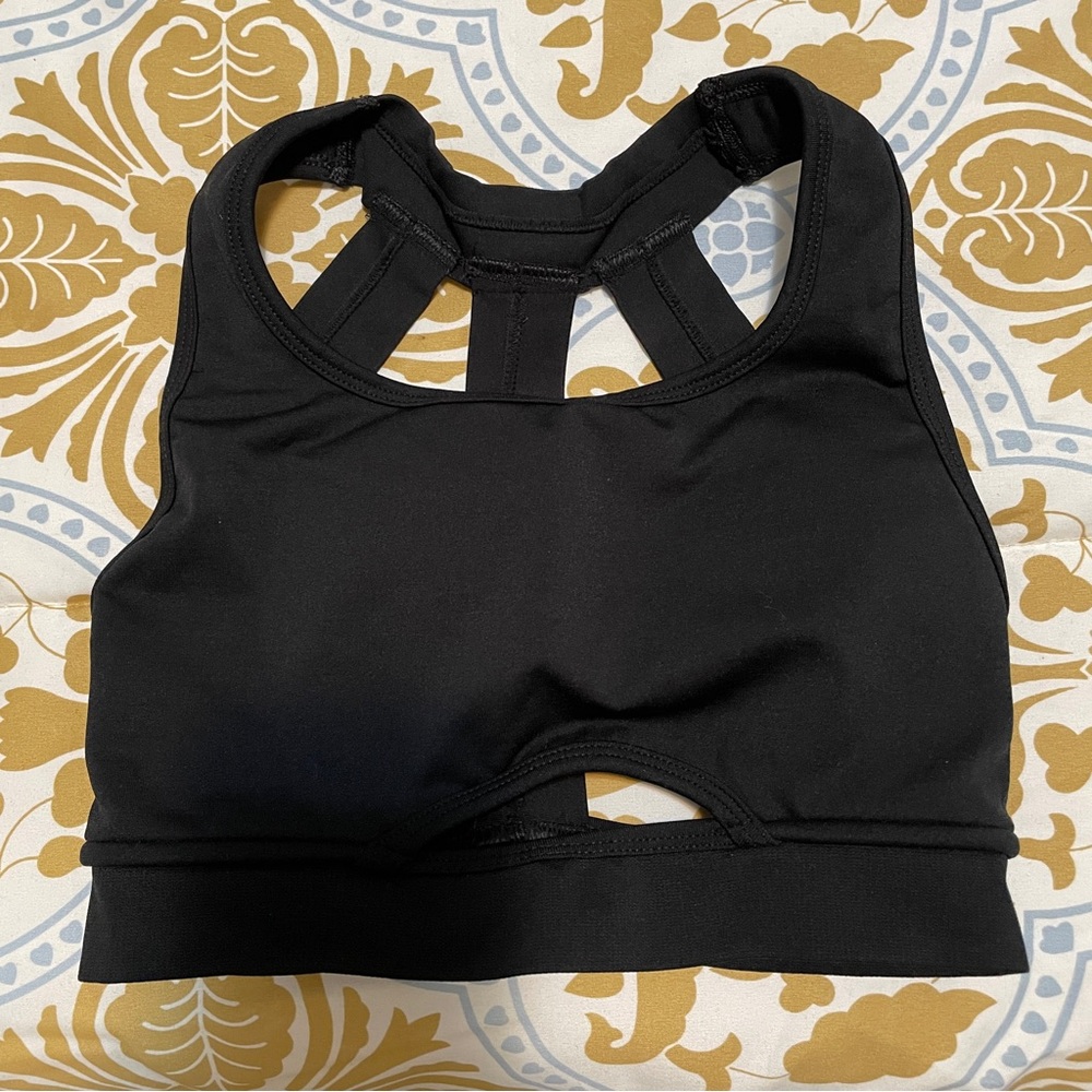 Alphalete Trinity Bra in Black (XXS)